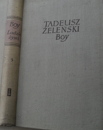 Okładka: Tadeusz Boy-Żeleński - Ludzie żywi