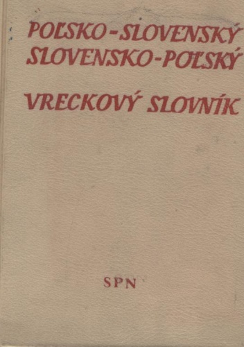Okładka: Ferdinand Buffa - Poľsko-slovenský a slovensko-poľský vreckový slovník / Polsko-słowacki i słowacko-polski słownik kieszonkowy