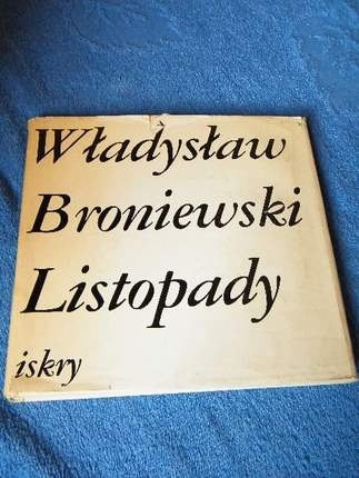 Okładka: Władysław Broniewski - Listopady