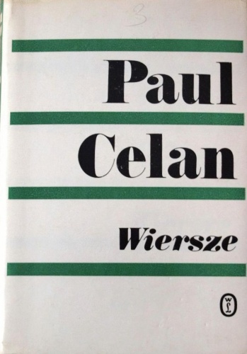 Okładka: Paul Celan - Wiersze