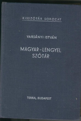 Okładka: István Varsányi - Magyar-lengyel szótár