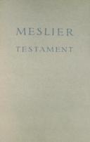 Okładka: Jan Meslier - Testament