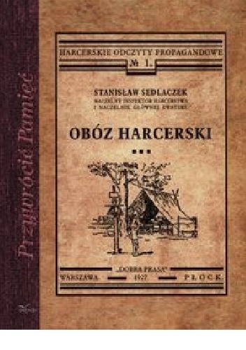 Okładka: Stanisław Sedlaczek - Obóz harcerski