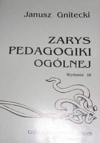 Okładka: Janusz Gnitecki - Zarys pedagogiki ogólnej