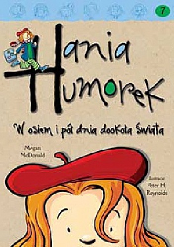 Okładka: Megan McDonald - Hania Humorek. W osiem i pół dnia dookoła świata
