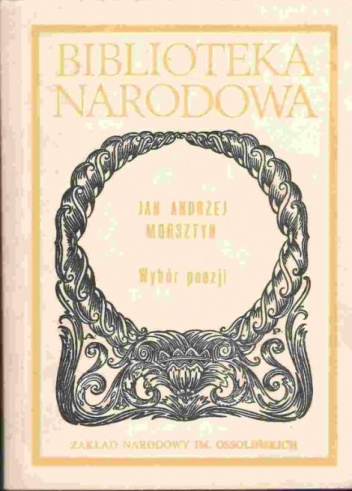 Okładka: Jan Andrzej Morsztyn - Wybór poezji