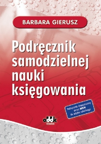 Okładka: Barbara Gierusz - Podręcznik samodzielnej nauki księgowania