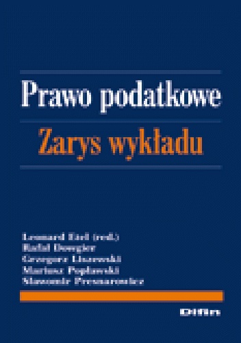 Okładka: Leonard Etel - Prawo podatkowe. Zarys wykładu