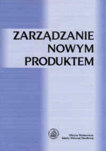 Okładka: Alicja Sosnowska - zarządzanie nowym produktem