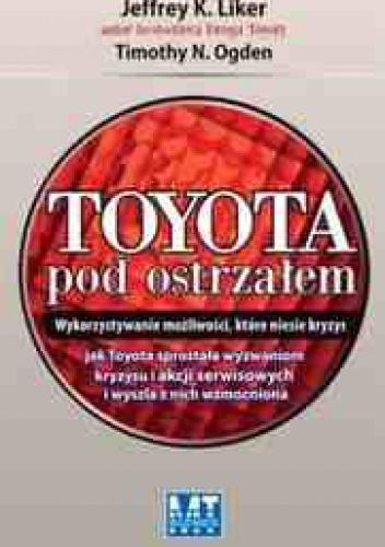 Okładka: Jeffrey K. Liker - Toyota pod ostrzałem