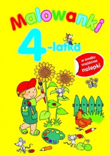 Okładka: Elżbieta Lekan - Malowanki 4-latka