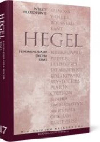 Okładka: Georg Hegel - Fenomenologia ducha. Tom 1