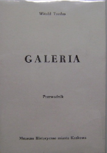 Okładka: Witold Turdza - Galeria. Przewodnik