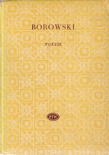 Okładka: Tadeusz Borowski - Poezje