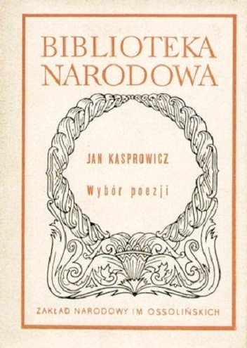 Okładka: Jan Kasprowicz - Wybór poezji