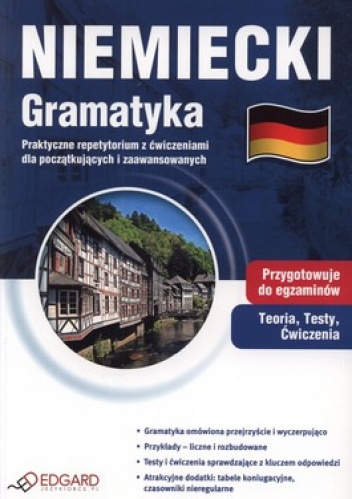 Okładka: Eliza Chabros - Niemiecki. Gramatyka. Praktyczne repetytorium z ćwiczeniami dla początkujących i zaawansowanych