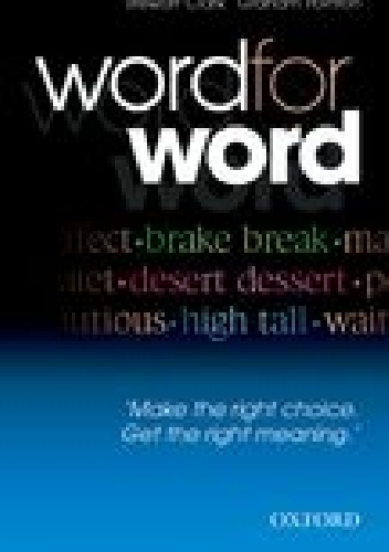Okładka: Stewart Clark - Word for word