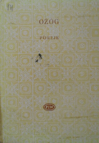 Okładka: Jan Bolesław Ożóg - Poezje