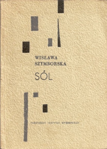Okładka: Wisława Szymborska - Sól