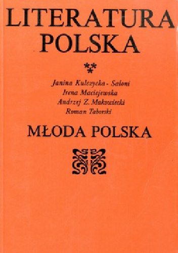 Okładka: Roman Taborski - Literatura Polska. Młoda Polska