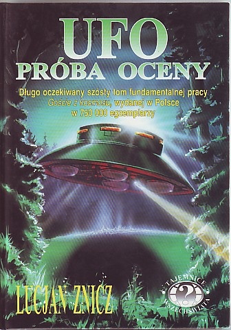 Okładka: Lucjan Znicz - UFO próba oceny