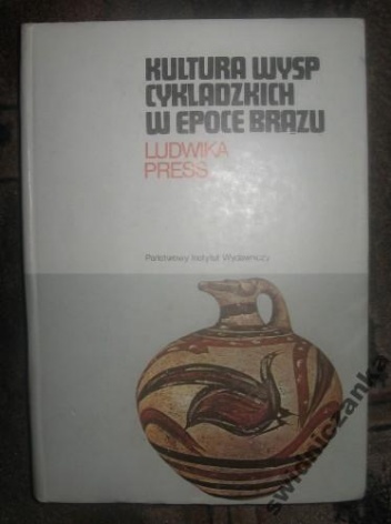 Okładka: Ludwika Press - Kultura wysp cykladzkich w epoce brązu
