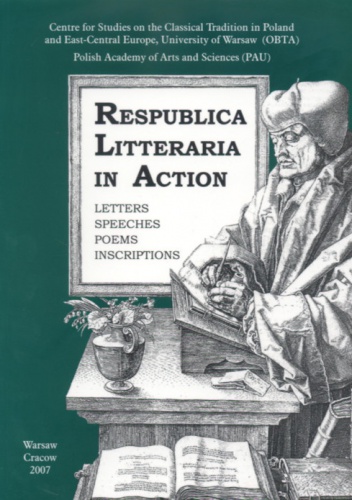 A. Skolimowska - Respublica Litteraria in Action Part V Vol.1