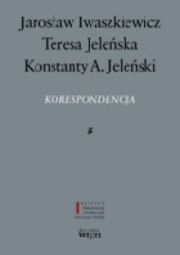 Okładka: Jarosław Iwaszkiewicz - Korespondencja