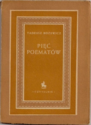 Okładka: Tadeusz Różewicz - Pięć poematów