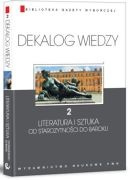 Okładka: Katarzyna Janus-Kwiatkowska - Dekalog wiedzy. 2, Literatura i sztuka: od starożytności do baroku