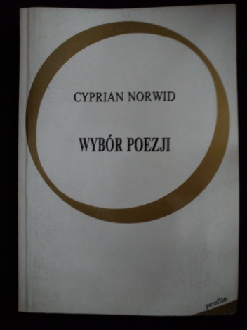 Okładka: Cyprian Kamil Norwid - Wybór poezji