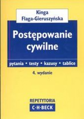 Okładka: Flaga Gieruszyńska Kinga - Postępowanie cywilne Repetytorium