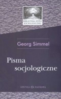 Okładka: Georg Simmel - Pisma socjologiczne