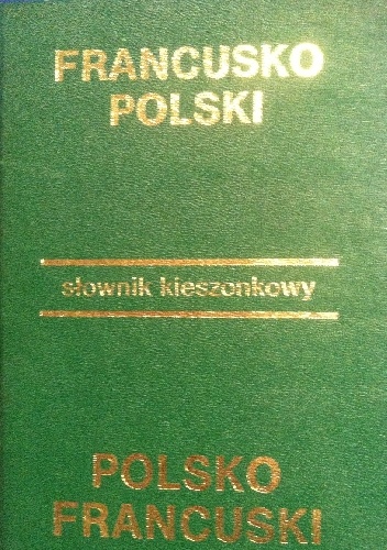 Okładka: Anna Jedlińska - Kieszonkowy słownik francusko-polski polsko-francuski