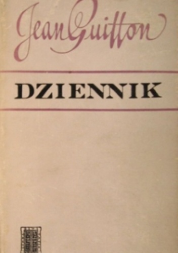 Okładka: Jean Guitton - Dziennik