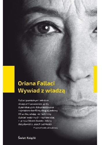 Okładka: Oriana Fallaci - Wywiad z władzą
