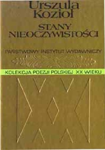 Okładka: Urszula Kozioł - Stany nieoczywistości