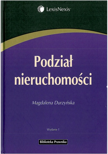 Okładka: Magdalena Durzyńska - Podział nieruchomości