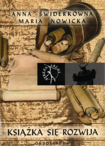 Okładka: Anna Świderkówna - Książka się rozwija