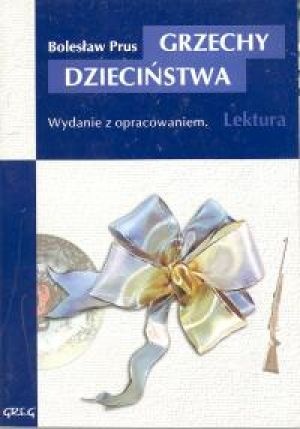 Okładka: Bolesław Prus - Grzechy dzieciństwa