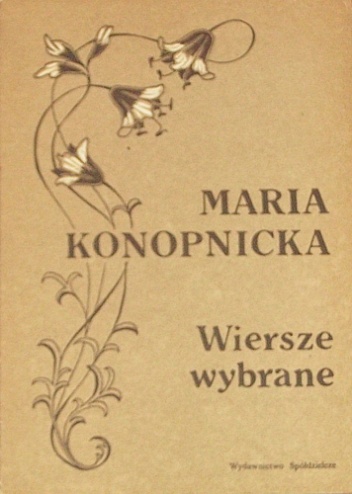 Okładka: Maria Konopnicka - Wiersze wybrane