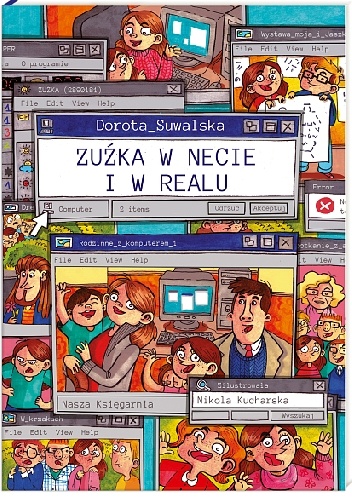 Okładka: Dorota Suwalska - Zuźka w necie i w realu