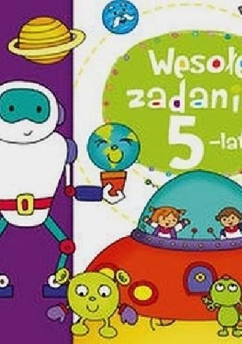 Okładka: Elżbieta Lekan - Wesołe zadania 5-latka. Naklejaj i baw się!