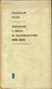 Okładka: Stanisław Pigoń - Wspominki z obozu w Sachsenhausen