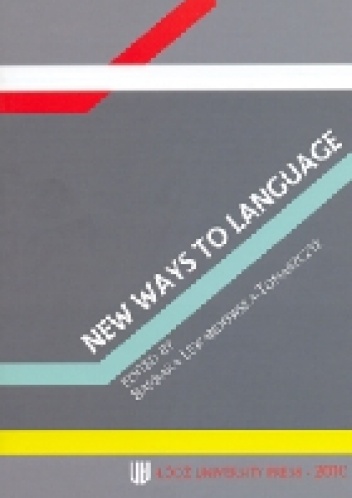 Okładka: Barbara Lewandowska-Tomaszczyk - New Ways to Language