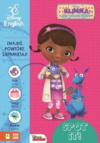 Okładka:  praca zbiorowa - Klinika dla pluszaków Spot it! Dosia Disney English