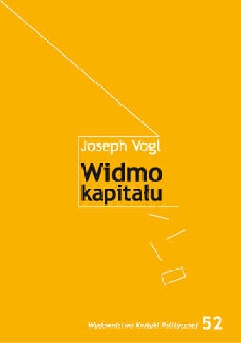 Okładka: Joseph Vogl - Widmo kapitału