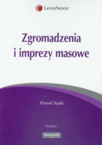 Okładka: Paweł Suski - Zgromadzenia i imprezy masowe