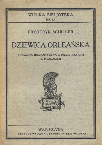 Okładka: Friedrich Schiller - Dziewica Orleańska
