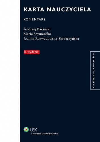 Okładka: Andrzej Barański - Karta Nauczyciela. Komentarz